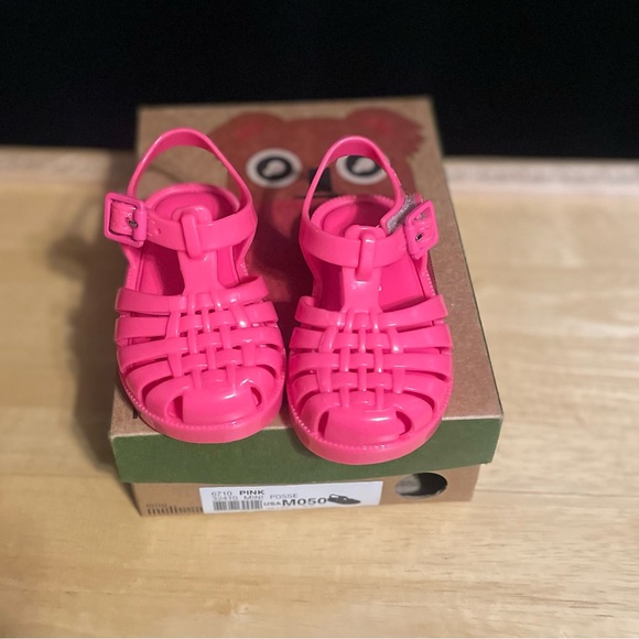 Mini Melissa pink rubber sandals - Picture 5 of 10